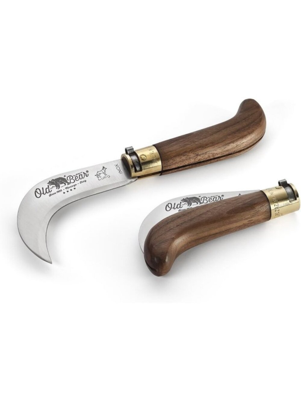 Versatile Pruning Knife with Walnut Handle - Ideal for Gardening & Landscaping